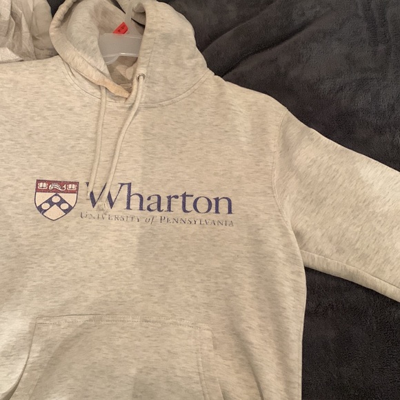 White Wharton University Sweatshirt - Picture 2 of 2